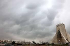 کیفیت هوای ابری تهران نارنجی است