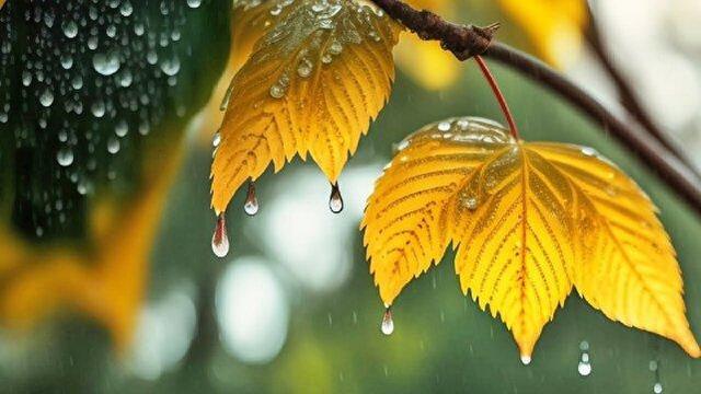 بارش اولین باران پاییزی در اهواز+ فیلم