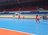 تساوی تیم ملی فوتسال بانوان ایران مقابل لهستان در دیداری دوستانه