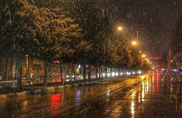 بارش اولین باران پاییزی در البرز
