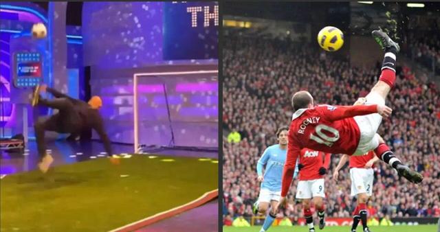 ضربه برگردون وین رونی در ۴۰سالگی به یاد سوپرگلش! + ویدئو