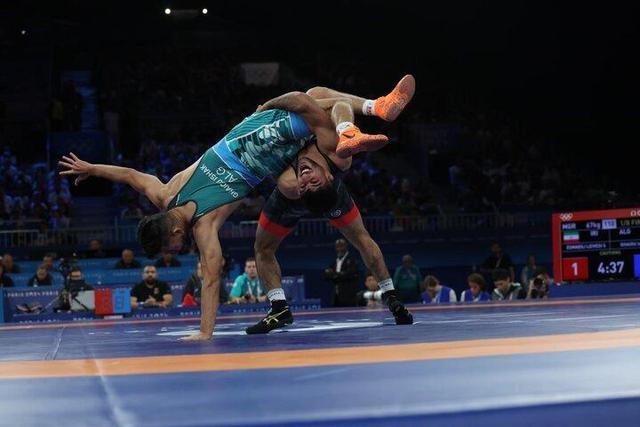 حضور قدرتمند تیم ملی کشتی فرنگی ایران در ریاض