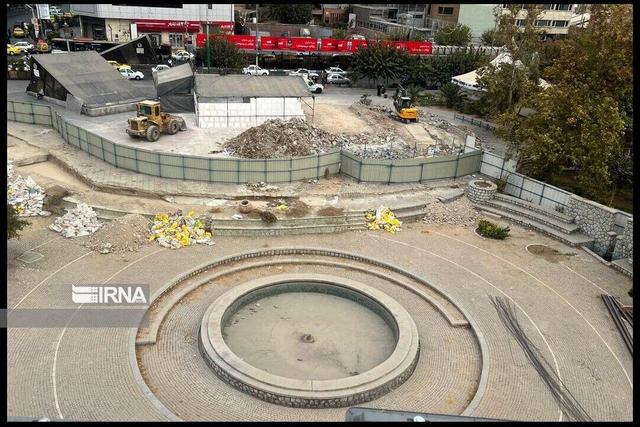 تخریب حوض مجاور تئاتر شهر تهران صحت ندارد