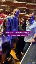 ژوله و دخترش گندم در کنسرت مهران مدیری در دبی
