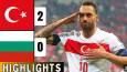 ویدیو| خلاصه بازی ترکیه ۲ - بلغارستان ۰/ سلام نظامی هاکان پس از گلزنی!