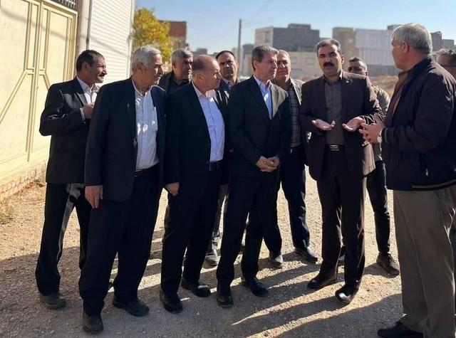 بازدید شهریاری از کوی امامخمینی(ره) بجنورد و پیگیری مشکلات اهالی