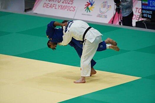 حسین اللهکریمی در جودو به نشان برنز دست یافت