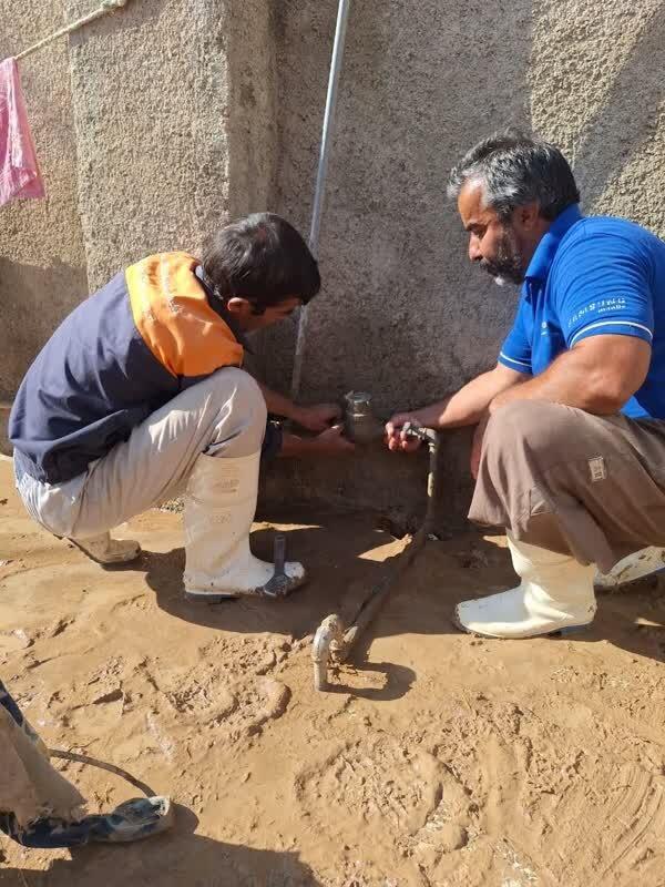 مدیر امور آب و فاضلاب شهرستان: بیش از ۲۰ مورد شکستگی لوله در سیل هزارانی آبدانان تعمیر شد