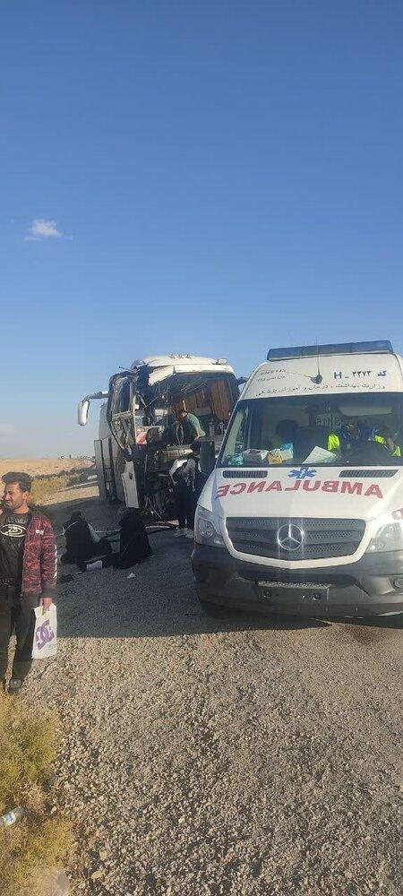 حادثه ترافیکی در آزادراه همدان_ساوه ۲۱ مصدوم برجاگذاشت