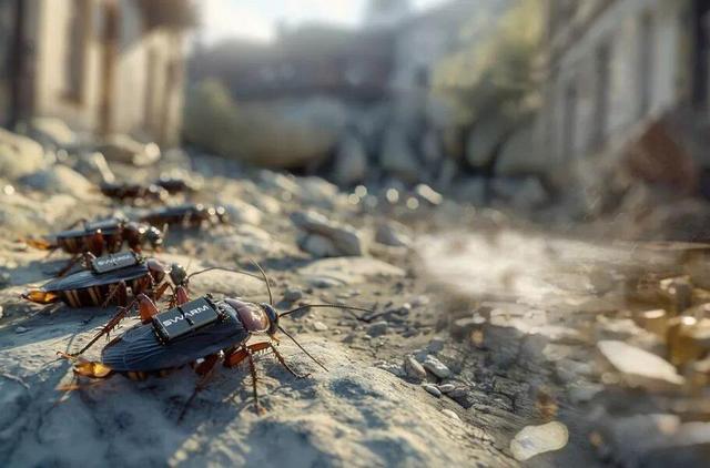 سوسک‌های جاسوس با کوله‌پشتی وارد میدان شدند