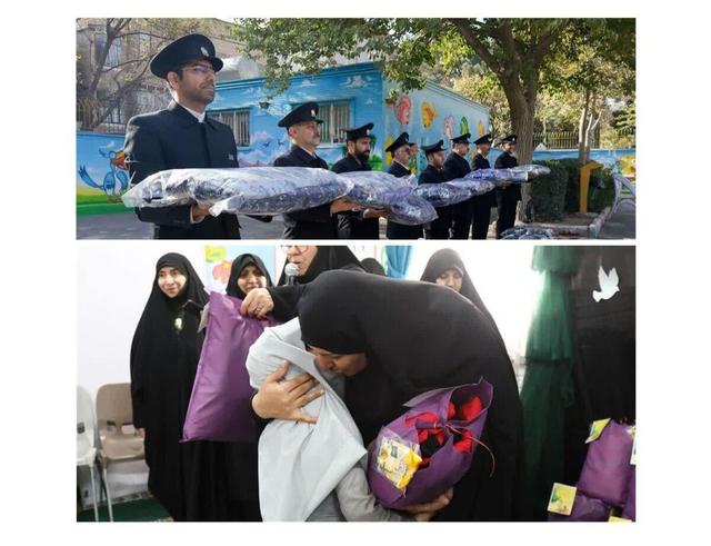 توزیع پوشاک و ملزومات زمستانی میان دانشآموزان مدارس کمبرخوردار مشهد