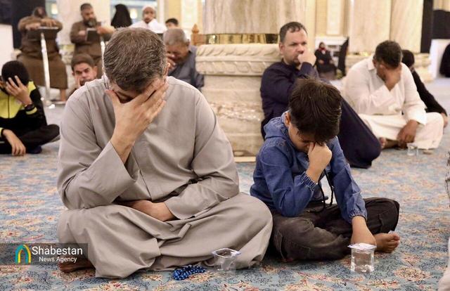 مراسم سوگواری شهادت حضرت فاطمه (س) در مسجد کوفه