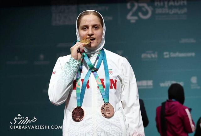آرزوی دختر قهرمان وزنه برداری: دوست دارم دکتر شوم