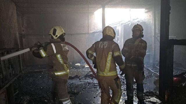 آتشسوزی مرگبار در کارگاه رنگرزی تهران