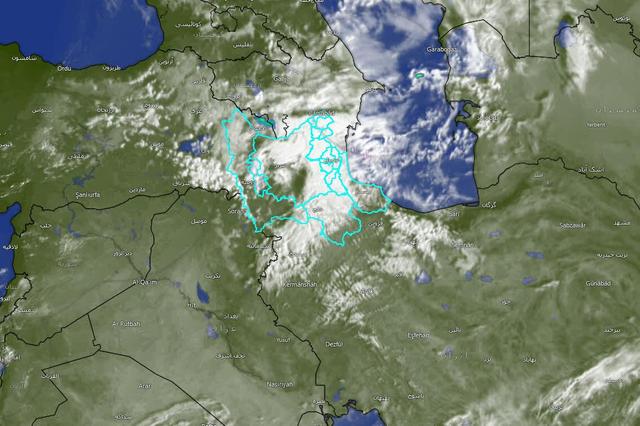 هواشناسی اردبیل: فعالیت سامانه بارشی و هوای سرد تداوم خواهد داشت