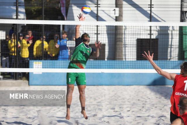 تیم «ب» والیبال ساحلی ناشنوایان ایران مغلوب آلمان شد
