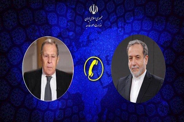 گفتوگوی تلفنی وزرای امور خارجه ایران و روسیه
