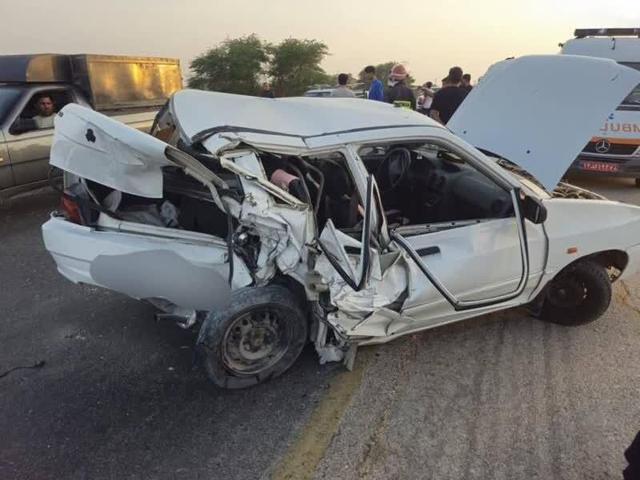 تصادف در جاده کنگان - خورموج ۶ مصدوم داشت