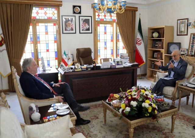 گزارشگر سازمان ملل با رئیس بنیاد ایرانشناسی دیدار کرد