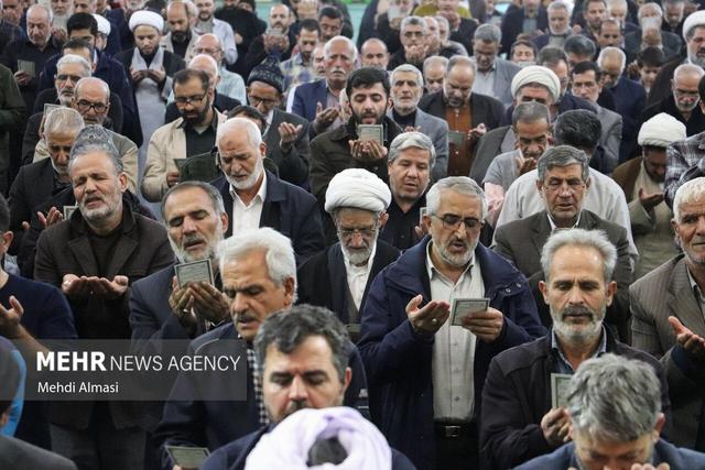 اقامه نماز باران در زنجان