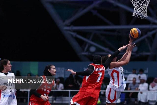 تیم بسکتبال بانوان ایران برابر مصر پیروز شد