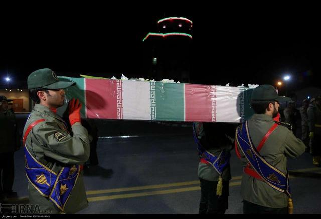 فیلم | ورود ۶ شهید گمنام به چهارمحال و بختیاری