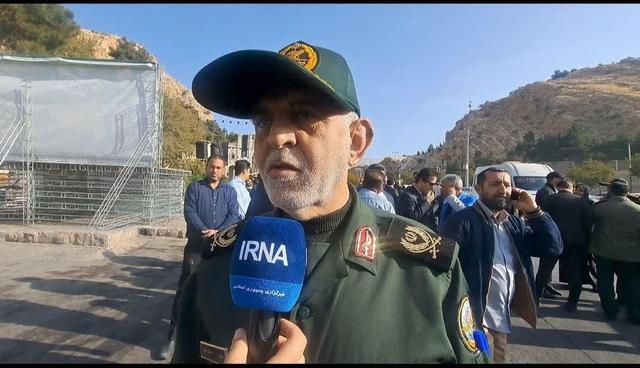 فیلم | پیکر ۶ شهید گمنام در فارس به خاک سپرده می‌شود