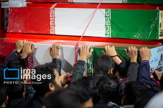 فیلم| ۹ شهید گمنام از جبهه‌های نبرد تا پایتخت مقاومت جهان اسلام