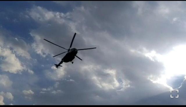 فیلم | شرایط بد جوی و مشکلات عملیات هوایی برای اطفای حریق جنگل چالوس