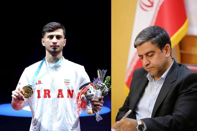 پیام تبریک استاندار اردبیل برای قهرمانی ووشوکار اردبیلی