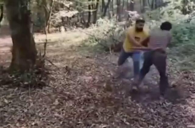 فیلم/ حمله به جنگلبانان آملی با داس و تبر!