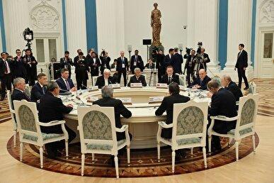 دیدار پوتین با نخست‌وزیران کشور‌های عضو سازمان همکاری شانگهای