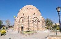 اجرای مرمت اضطراری گنبد جبلیه در کرمان