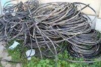 دستگیری سارق سیم برق در شوش