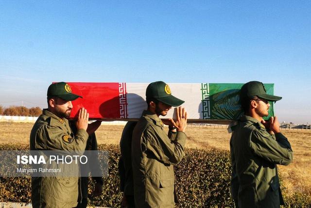 تشییع پیکر مطهر شهدای گمنام - همدان