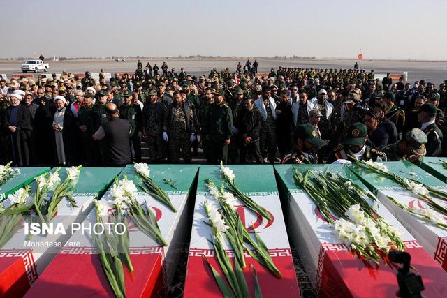 آیین استقبال از پیکرهای مطهر شهدای گمنام - مشهد