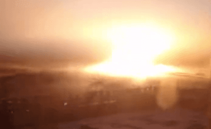 انفجار خط لوله گاز در اُمسک روسیه