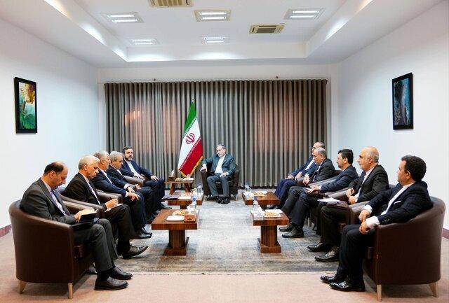 نشست روسای نمایندگی‌های ایران در کشورهای ساحلی خزر با عراقچی