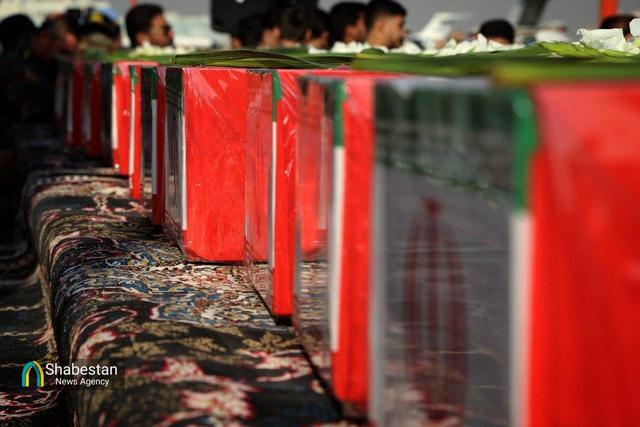 مراسم استقبال از شهدای گمنام در مشهدالرضا(ع)