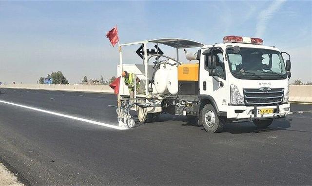 اجرای خط‌کشی نهایی در آزادراه قم–کاشان با تخصیص ۵۰۰ میلیارد ریال