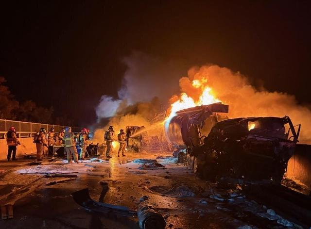 تصادف زنجیره‌ای در کره جنوبی با ۲ کشته و ۴ زخمی