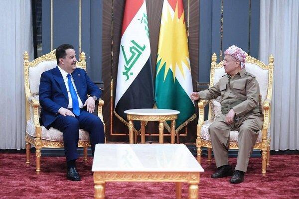 رایزنی السودانی با رئیس حزب دموکرات اقلیم کردستان عراق