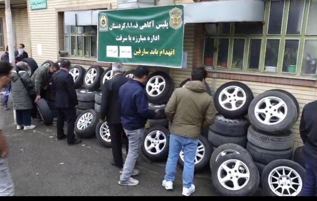 سردار الهی: باند سارقان رینگ و لاستیک در سنندج متلاشی شد