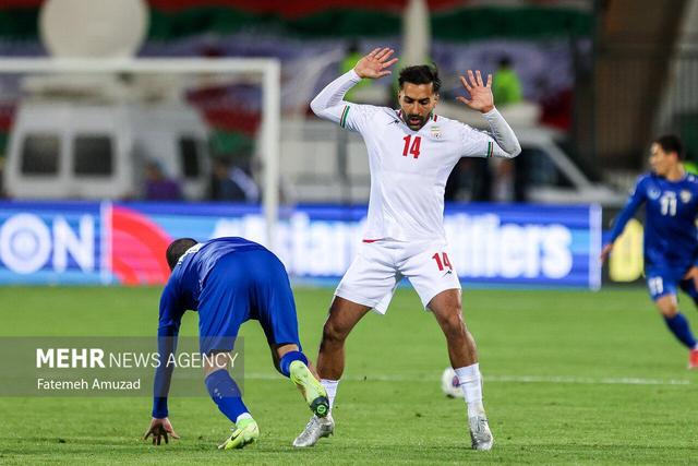 تساوی بدون گل ایران و ازبکستان در نیمه اول