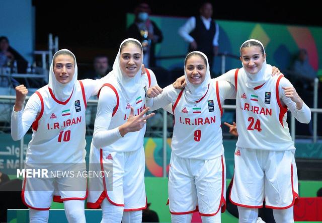 تیم بسکتبال سه نفره بانوان ایران از سد قطر گذشت