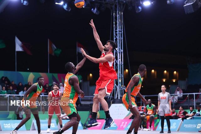 تیم بسکتبال سه نفره مردان به ساحل عاج باخت