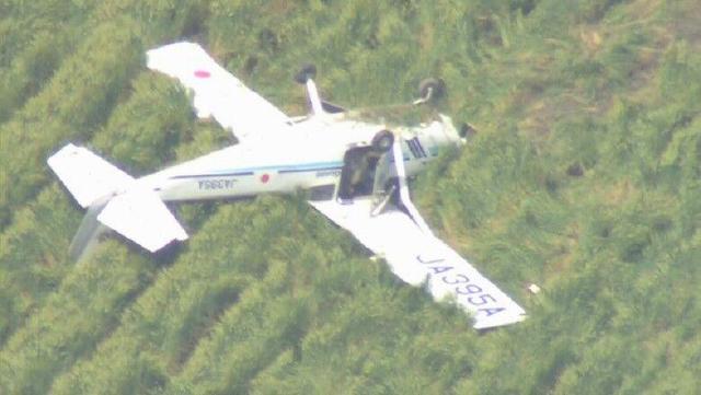 سقوط یک فروند هواپیمای سبک در ژاپن