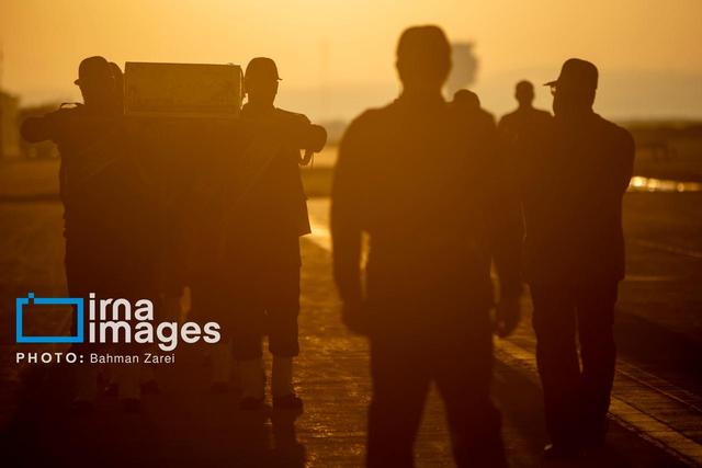 استقبال از شهدای گمنام در فرودگاه کرمانشاه