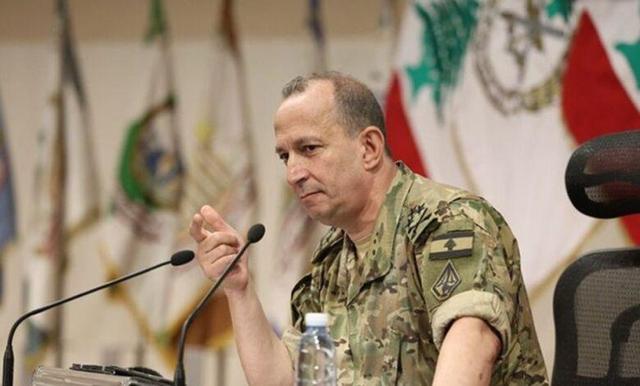 لغو سفر فرمانده ارتش لبنان به واشنگتن