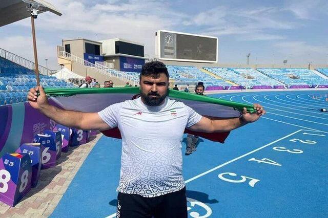 طوفان پسر کرمانشاهی اینبار در ریاض؛ یاسین سلطان پرتاب وزنه کشورهای اسلامی شد